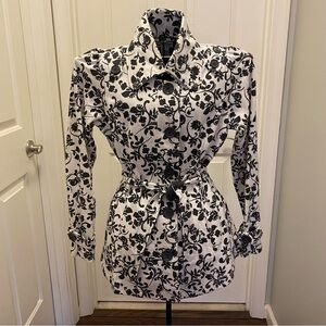 Self Esteem Monochrome Floral Jacket, size L